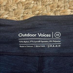 Outdoor Voices Dark Blue Activewear